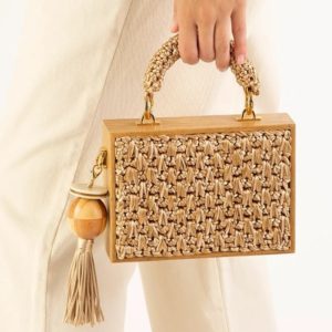 Tassel Straw Bamboo Rattan Shoulder Bag