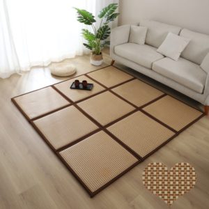 Thick Folding Rattan Living Room Floor Sleeping Mat