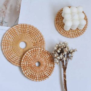 Natural Vine Straw Woven Dining Table Mats