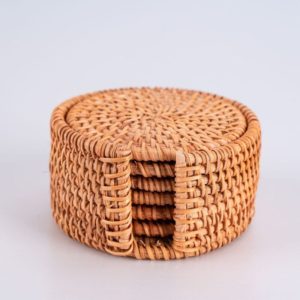 Heat Resistant Hand Woven  Hot Insulation Tea Cup Mat